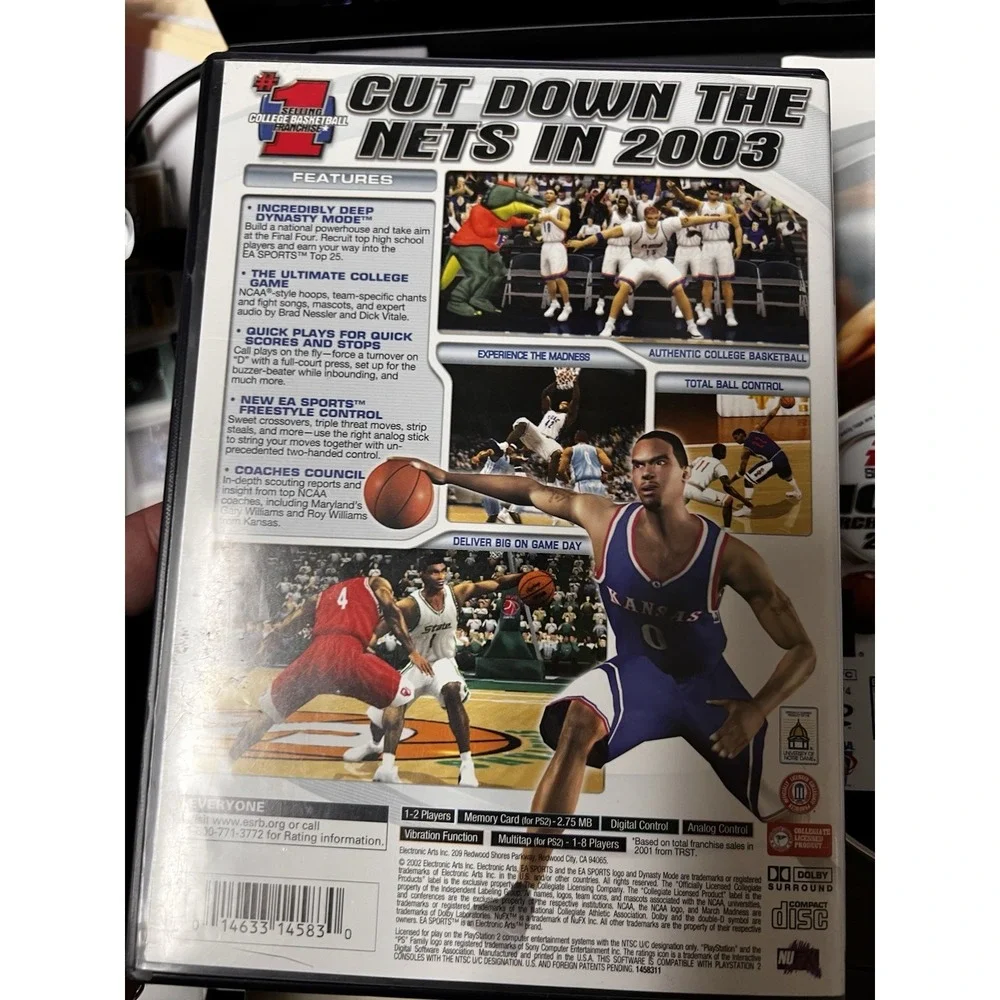 NCAA March Madness 2003 Sony PlayStation 2 PS2‎ EA Sports Complete CIB